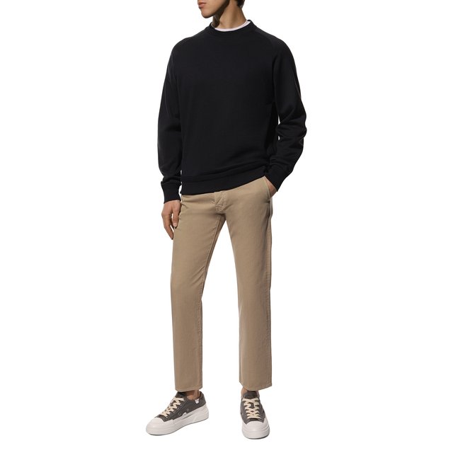 фото Хлопковые брюки two men in the world