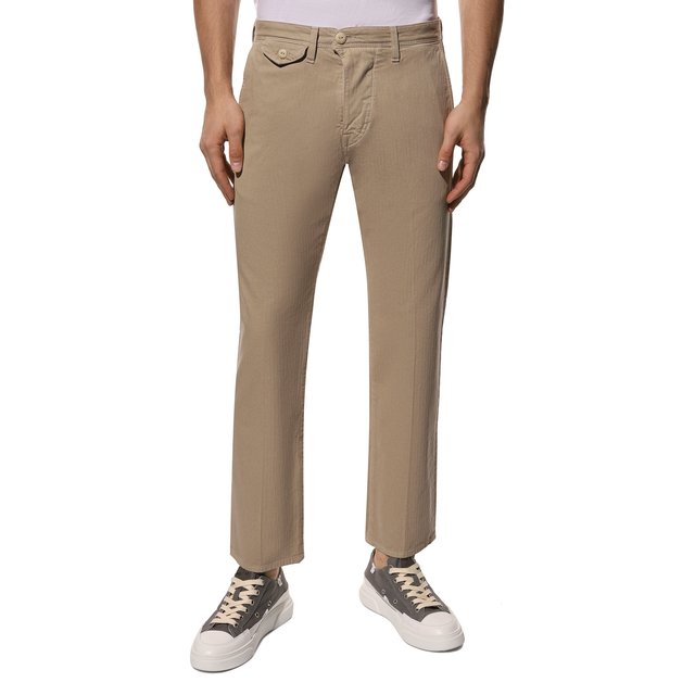 фото Хлопковые брюки two men in the world