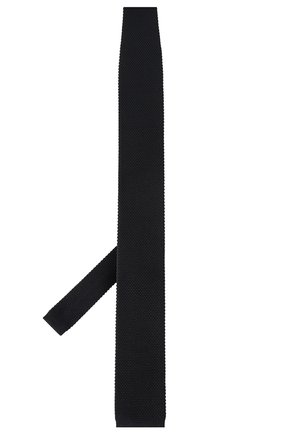 Мужской шелковый галстук BOSS темно-синего цвета, арт. 50485983 | Фото 3 (Материал: Текстиль, Шелк; Принт: Без принта)