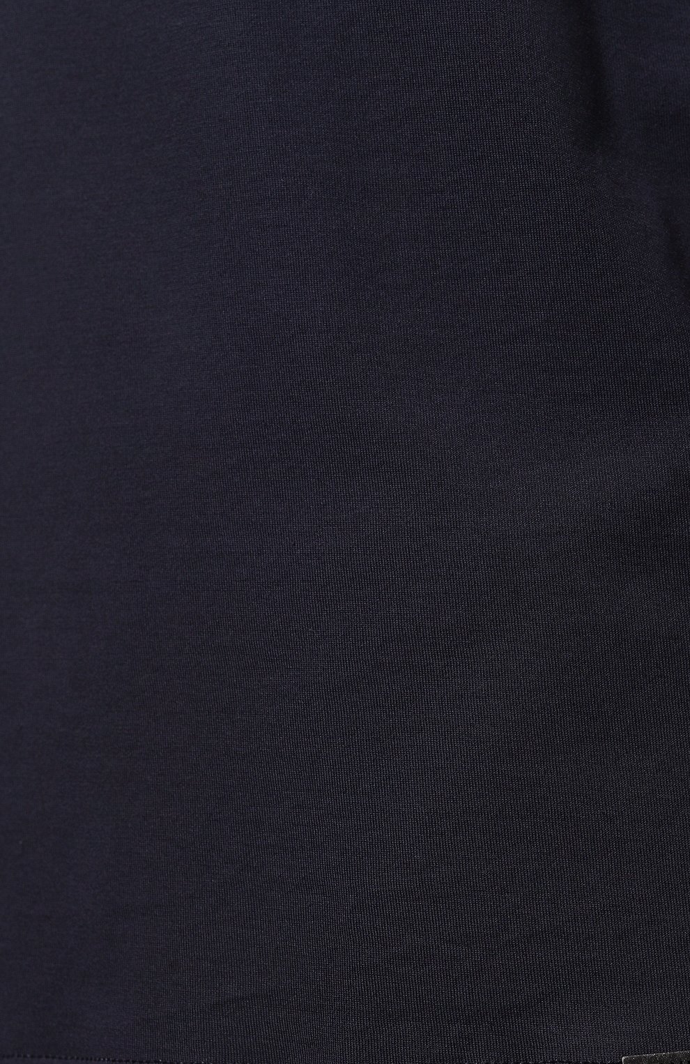 Мужская хлопковая футболка HANRO темно-синего цвета, арт. 075430. | Фото 5 (Кросс-КТ: домашняя одежда; Рукава: Короткие; Длина (для топов): Удлиненные; Материал внешний: Хлопок)