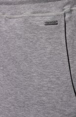 Мужские хлопковые шорты HANRO серого цвета, арт. 075070. | Фото 5 (Кросс-КТ: домашняя одежда; Материал внешний: Хлопок)