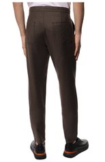 Мужские брюки из шерсти и кашемира MUST коричневого цвета, арт. NIKITA/ZIP/ZIG | Фото 4 (Материал внешний: Шерсть; Длина (брюки, джинсы): Стандартные; Случай: Повседневный; Стили: Кэжуэл)