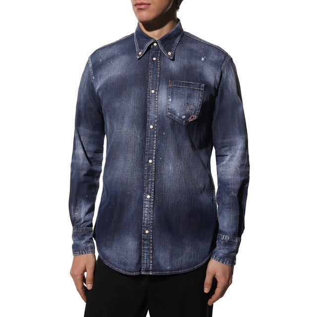 фото Джинсовая рубашка dsquared2