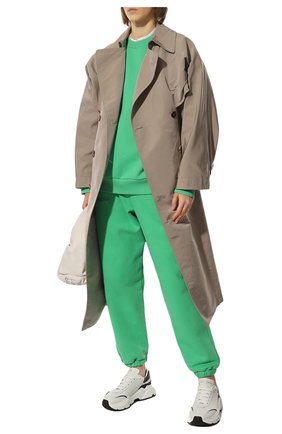 Мужские хлопковый свитшот PANGAIA зеленого цвета, арт. 365 Signature Sweatshirt | Фото 2 (Стили: Кэжуэл; Мужское Кросс-КТ: свитшот-одежда; Материал внешний: Хлопок; Принт: С принтом; Женское Кросс-КТ: Свитшот-одежда)