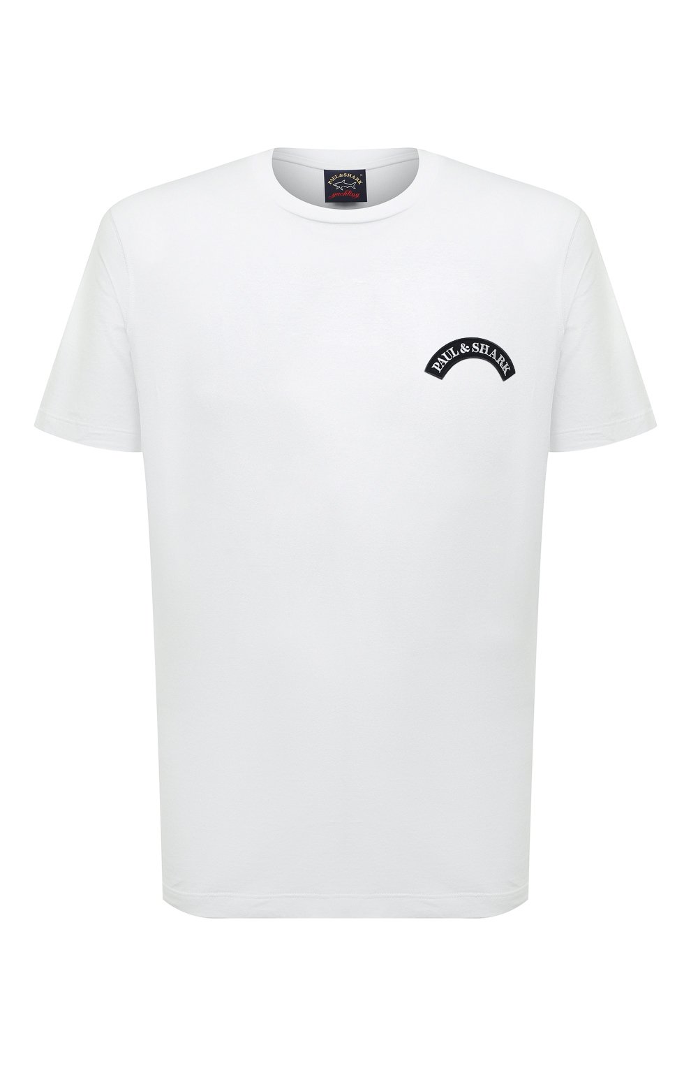 Хлопковая футболка Paul&amp;Shark белого цвета