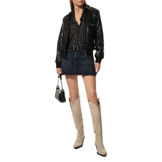 фото Кожаная куртка zadig&voltaire