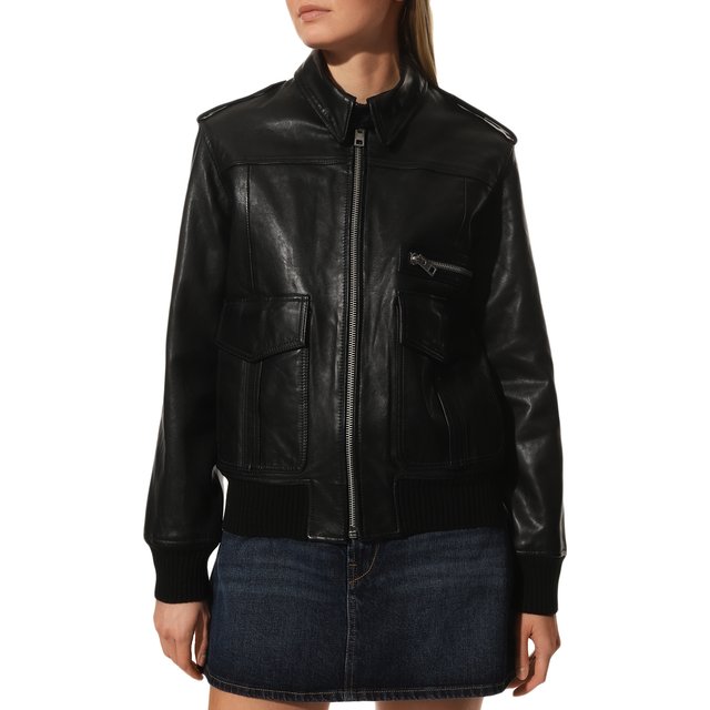 фото Кожаная куртка zadig&voltaire