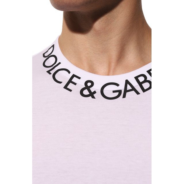Хлопковая футболка Dolce & Gabbana G8PL1T/FU7EQ Фото 5