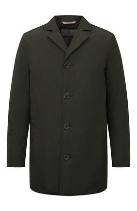 Мужская пуховая куртка CANALI хаки цвета, арт. 010408C/SG01774 | Фото 1 (Кросс-КТ: Куртка; Рукава: Длинные; Длина (верхняя одежда): До середины бедра; Материал внешний: Синтетический материал; Стили: Милитари; Мужское Кросс-КТ: Куртка-верхняя одежда; Материал подклада: Синтетический материал; Материал утеплителя: Пух и перо)