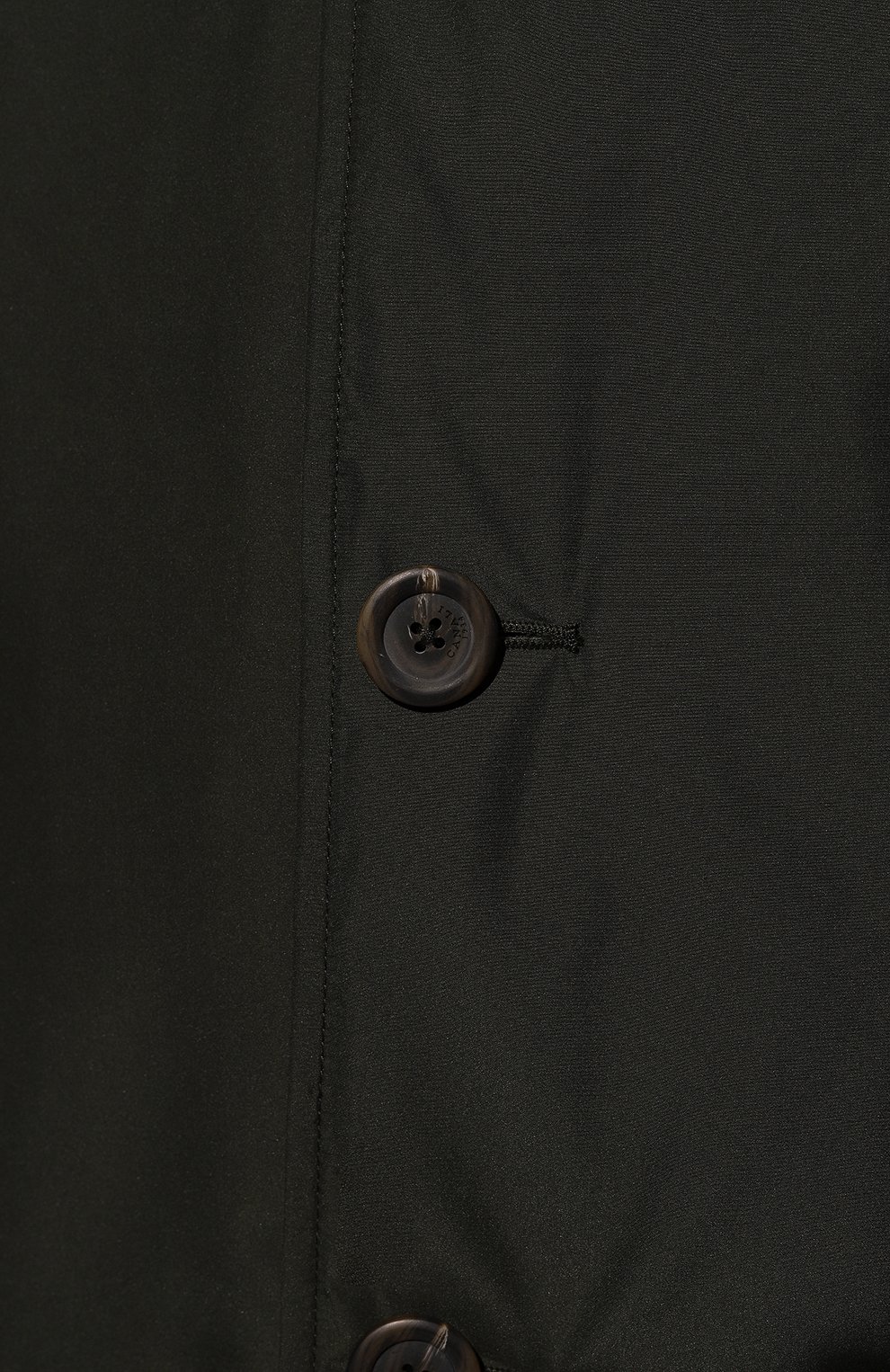 Мужская пуховая куртка CANALI хаки цвета, арт. 010408C/SG01774 | Фото 5 (Кросс-КТ: Куртка; Рукава: Длинные; Длина (верхняя одежда): До середины бедра; Материал внешний: Синтетический материал; Стили: Милитари; Мужское Кросс-КТ: Куртка-верхняя одежда; Материал подклада: Синтетический материал; Материал утеплителя: Пух и перо)