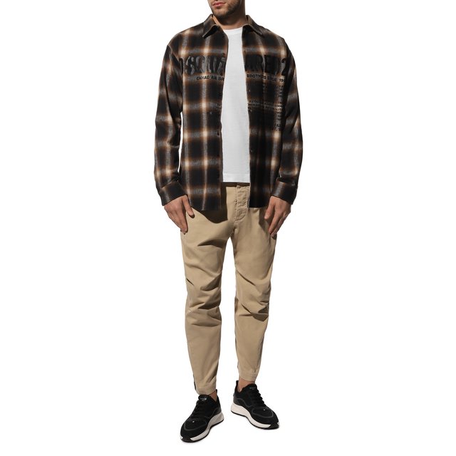 фото Хлопковые брюки dsquared2