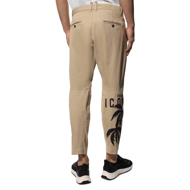 фото Хлопковые брюки dsquared2