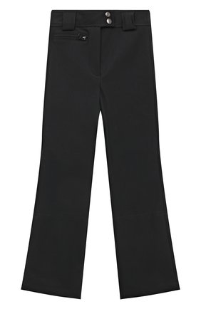 Детские утепленные брюки POIVRE BLANC черного цвета, арт. 286996 | Фото 1 (Кросс-КТ: Утепленный; Материал внешний: Синтетический материал; Материал подклада: Синтетический материал)