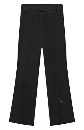 Детские утепленные брюки POIVRE BLANC черного цвета, арт. 286996 | Фото 2 (Кросс-КТ: Утепленный; Материал внешний: Синтетический материал; Материал подклада: Синтетический материал)