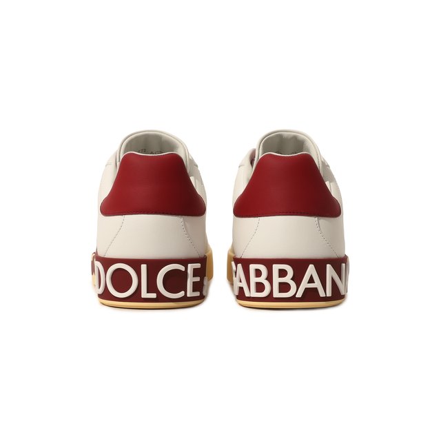 Кожаные кеды Portofino Dolce & Gabbana CS1772/AC330 Фото 7