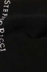 Мужская шерстяная шапка STEFANO RICCI черного цвета, арт. K606249CUF/F22455 | Фото 3 (Материал: Текстиль, Шерсть; Кросс-КТ: Трикотаж)