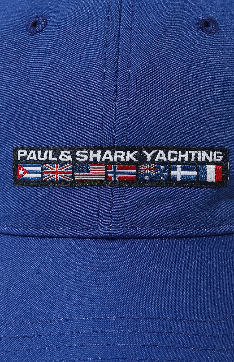 Мужской бейсболка PAUL&SHARK синего цвета, арт. C0P7101 | Фото 4 (Материал: Текстиль, Синтетический материал)