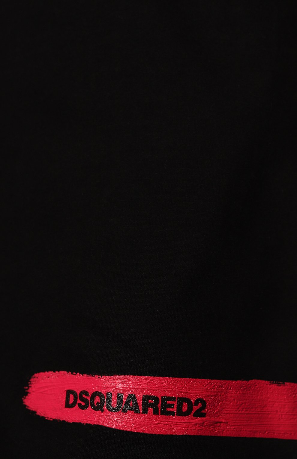 Мужская хлопковая футболка DSQUARED2 черного цвета, арт. S74GD1104/S22427 | Фото 5 (Принт: Без принта; Рукава: Короткие; Длина (для топов): Стандартные; Материал внешний: Хлопок; Размерность: Маломерит; Стили: Кэжуэл)