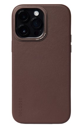 Чехол decoded leather back cover brown для iphone 14 pro DECODED коричневого цвета, арт. D23IPO14PBC1CHB | Фото 1