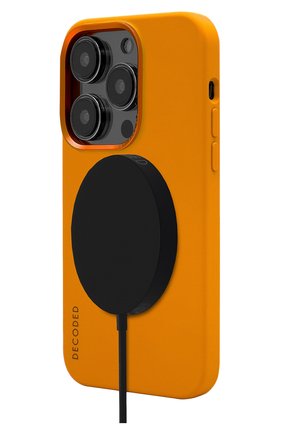 Мужского чехол decoded silicone back cover apricot для iphone 14 pro max DECODED оранжевого цвета, арт. D23IPO14PMBCS9AT | Фото 2
