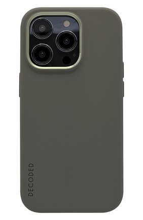 Чехол Decoded Silicone Back Cover Olive для iPhone 14 Pro | Фото №1