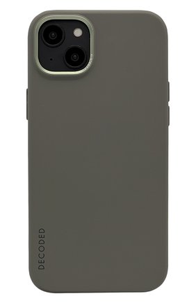 Чехол Decoded Silicone Back Cover Olive для iPhone 14 | Фото №1