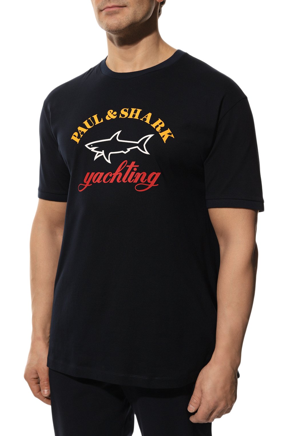 Хлопковая футболка Paul&Shark  C0P1006/3XL-6XL Фото 3