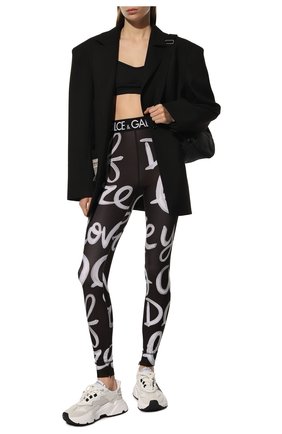 Женские леггинсы DOLCE & GABBANA черно-белого цвета по цене 617000 тенге, арт. FTCNAT/GDA2Z | Фото 2 Женские леггинсы DOLCE & GABBANA черно-белого цвета, арт. FTCNAT/GDA2Z | Фото 2