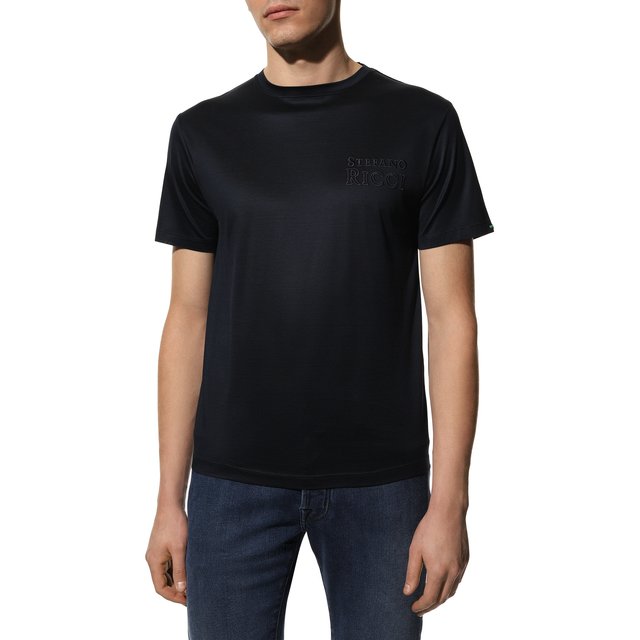 фото Хлопковая футболка stefano ricci