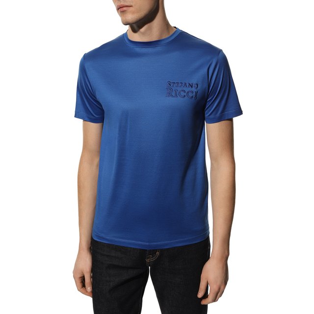 фото Хлопковая футболка stefano ricci