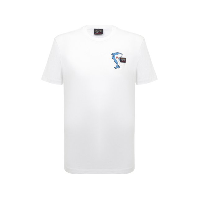 Хлопковая футболка Paul&Shark 23411091/C00/3XL-6XL