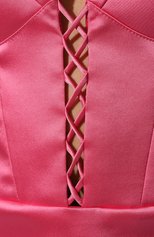 Женское платье RASARIO розового цвета, арт. RS23S034N09B | Фото 5 (Случай: Коктейльный; Стили: Гламурный; Длина Ж (юбки, платья, шорты): Мини; Материал внешний: Синтетический материал; Материал подклада: Синтетический материал; Женское Кросс-КТ: Платье-одежда)