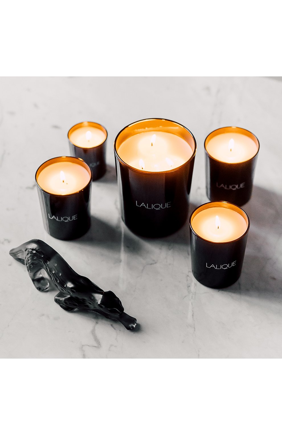 Свеча poplar aspen LALIQUE черного цвета, арт. 10357200 | Фото 4 (Ограничения доставки: fragile-2)
