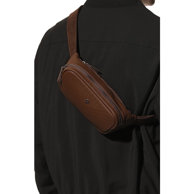 фото Кожаная поясная сумка graph lerme