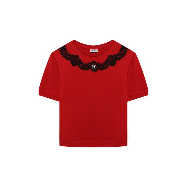 Хлопковая футболка Dolce & Gabbana L5JTKY/G7I4N/2-6