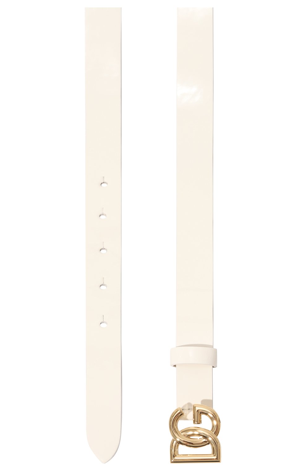 Детский кожаный ремень DOLCE & GABBANA белого цвета, арт. EE0062/A1471 | Фото 2 (Материал: Натуральная кожа)