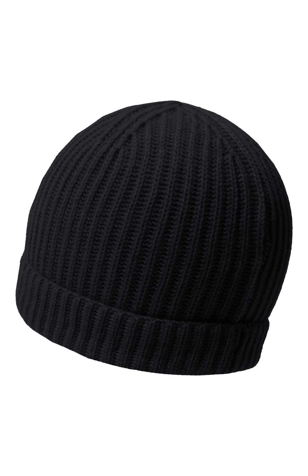 Детского кашемировая шапка GIORGETTI CASHMERE черного цвета, арт. MB1856 | Фото 2 (Материал: Текстиль, Ка шемир, Шерсть)
