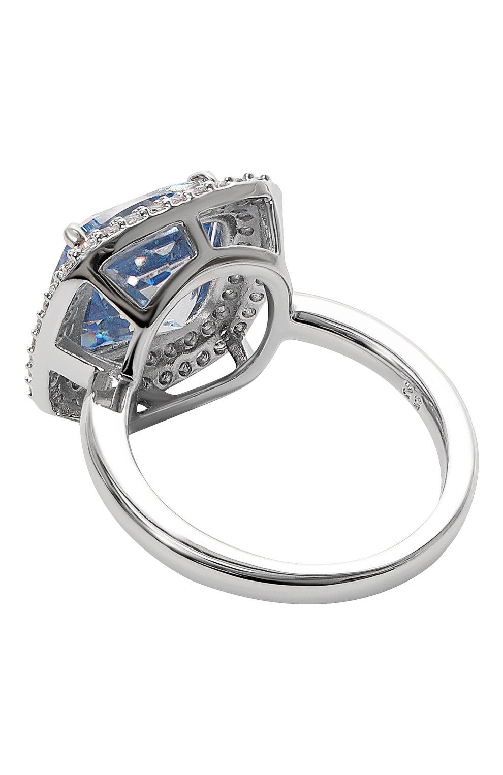 Женское кольцо angelic SWAROVSKI голубого цвета, арт. 5572636 | Фото 3 (Материал: Металл)