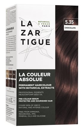 Перманентная безаммиачная краска для волос Абсолютный цвет, оттенок Шоколадный 5.35 (15+70+48+20ml) | Фото №1