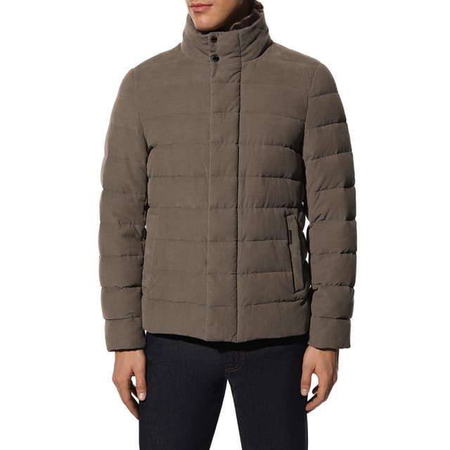 фото Пуховая куртка с меховой отделкой mercurio-vt moorer