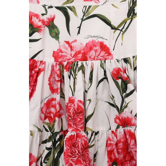 Хлопковая юбка Dolce & Gabbana L54I20/HS500/2-6 Фото 3