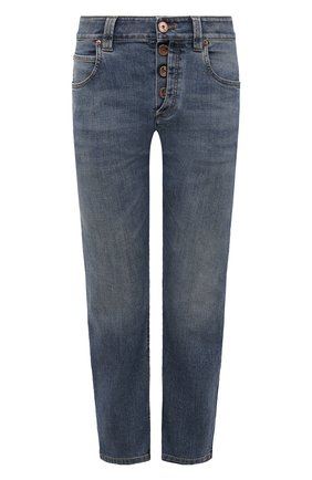 Женские джинсы BRUNELLO CUCINELLI голубого цвета по цене 97500 руб., арт. MH186P5755 | Фото 1