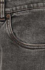 Женские джинсы BRUNELLO CUCINELLI темно-серого цвета, арт. MH186P5755 | Фото 5 (Кросс-КТ: Деним; Длина (брюки, джинсы): Стандартные; Силуэт Ж (брюки и джинсы): Прямые; Стили: Гранж; Материал внешний: Хлопок, Деним; Детали: Потертости)