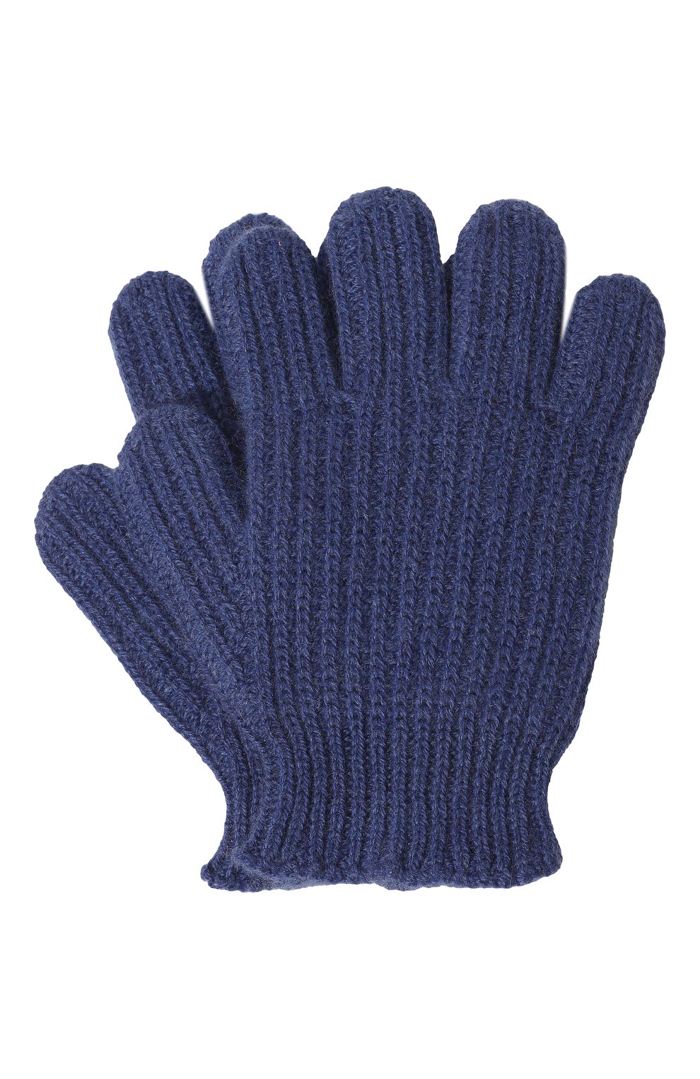 Детские кашемировые перчатки GIORGETTI CASHMERE темно-синего цвета, арт. MB1855 | Фото 1 (Материал: Текстиль, Кашемир, Шерсть)