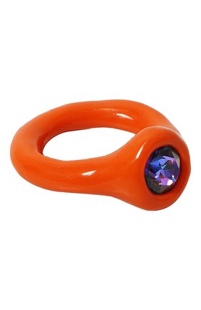 Женское кольцо LILI ARCHIVE оранжевого цвета, арт. RMBASIC3 | Фото 1 (Материал: Кристаллы, Керамика)