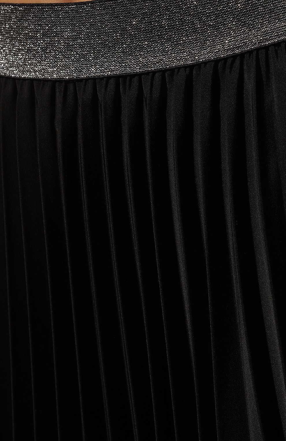 Женская плиссированная юбка SEVEN LAB черного цвета, арт. SSC.04.910.41 | Фото 5 (Женское Кросс-КТ: юбка-плиссе, Юбка-одежда; Материал внешний: Синтетический материал; Длина Ж (юбки, платья, шорты): Макси; Стили: Минимализм)