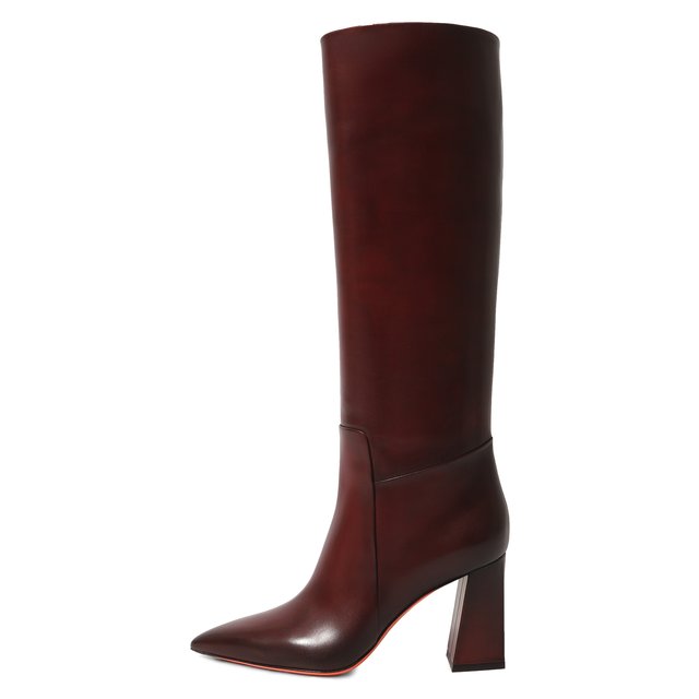фото Кожаные сапоги santoni