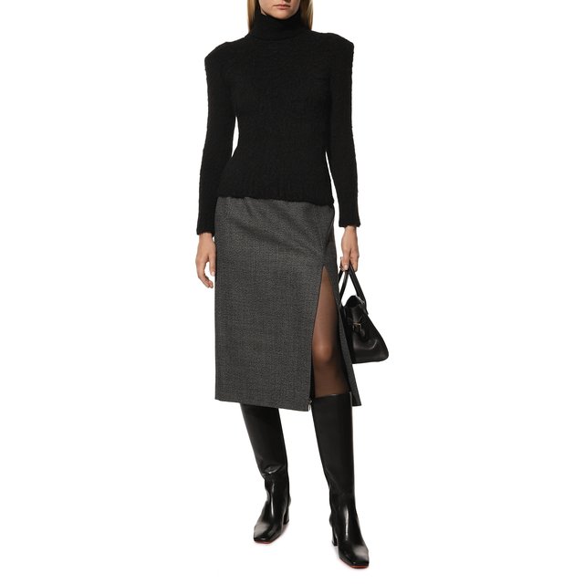 фото Кожаные сапоги santoni