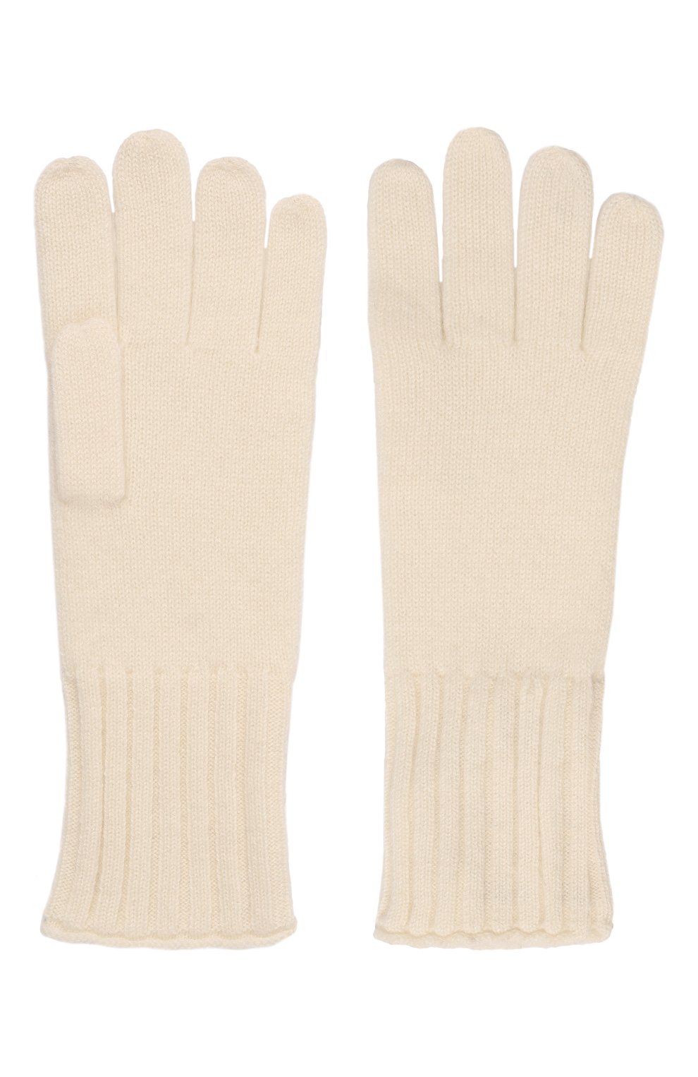 Женские кашемировые перчатки NOT SHY кремвого цвета, арт. 4102032C | Фото 3 (Материал: Текстиль, Кашемир, Шерсть)