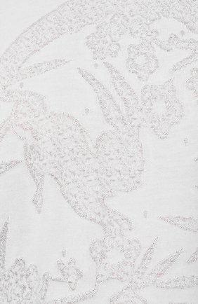 Женская хлопковая футболка GIORGIO ARMANI белого цвета, арт. 3RAM83/AJCEZ | Фото 5 (Рукава: Короткие; Длина (для топов): Стандартные; Принт: С принтом; Материал внешний: Хлопок; Стили: Спорт-шик; Женское Кросс-КТ: Футболка-одежда)
